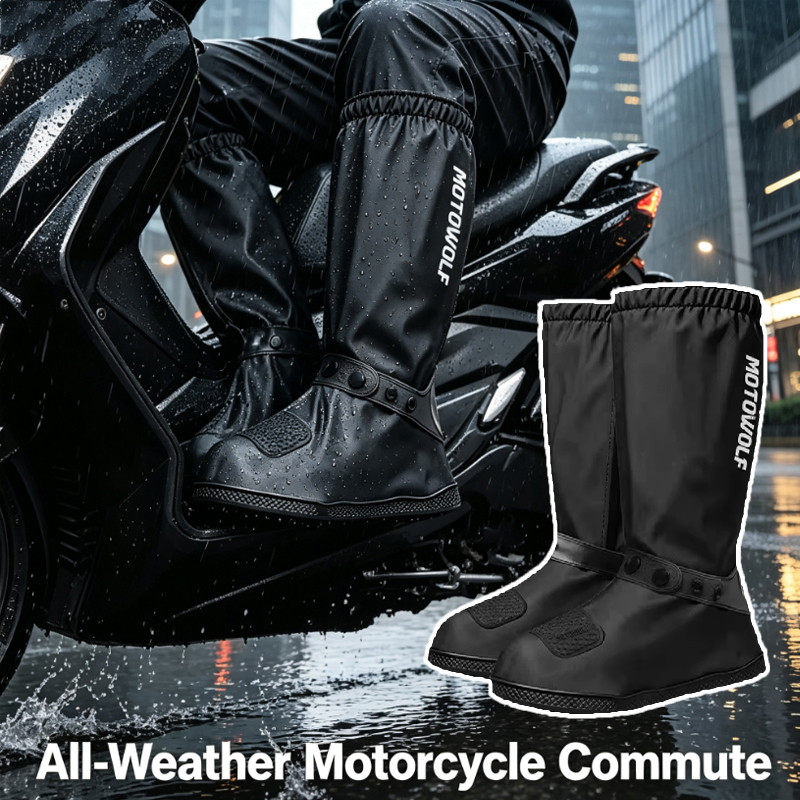 Cycling Commute Shoes - Outdoor reisregenhoesjes voor schoenen, herbruikbaar voor