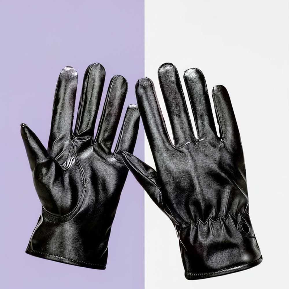 Winter Cycling Commute Gear - Winterfiets handschoenen van PU-leer, touchscreen-compatibel, thermische