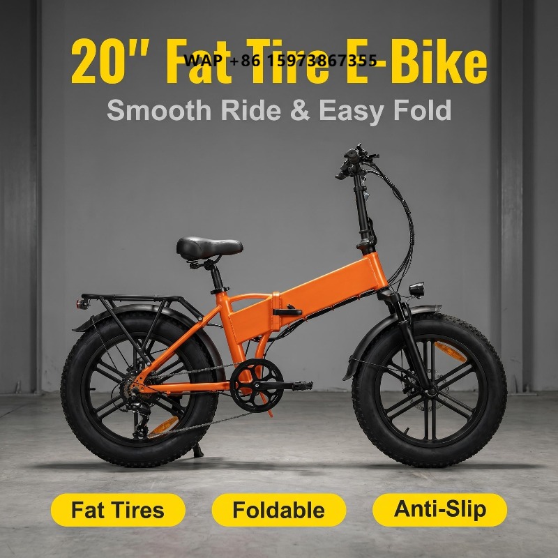 Commuting With Bike - Draagbare opvouwbare 20 inch elektrische mountainbike