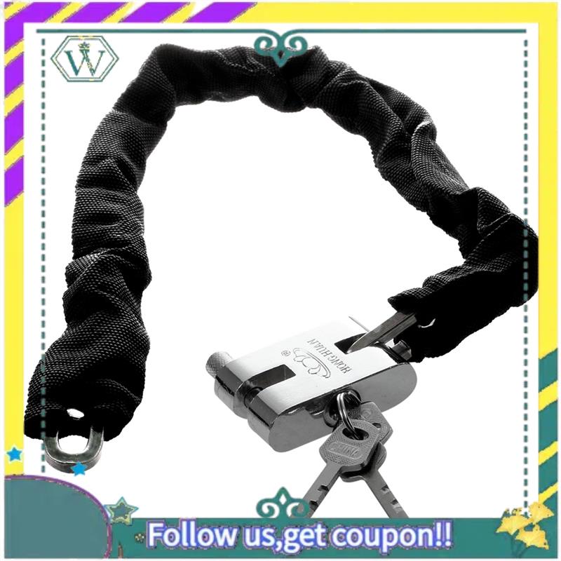 Chain Lock Combination - Geüpgradede Fietslot 101CM Metalen Anti-Diefstal MTB