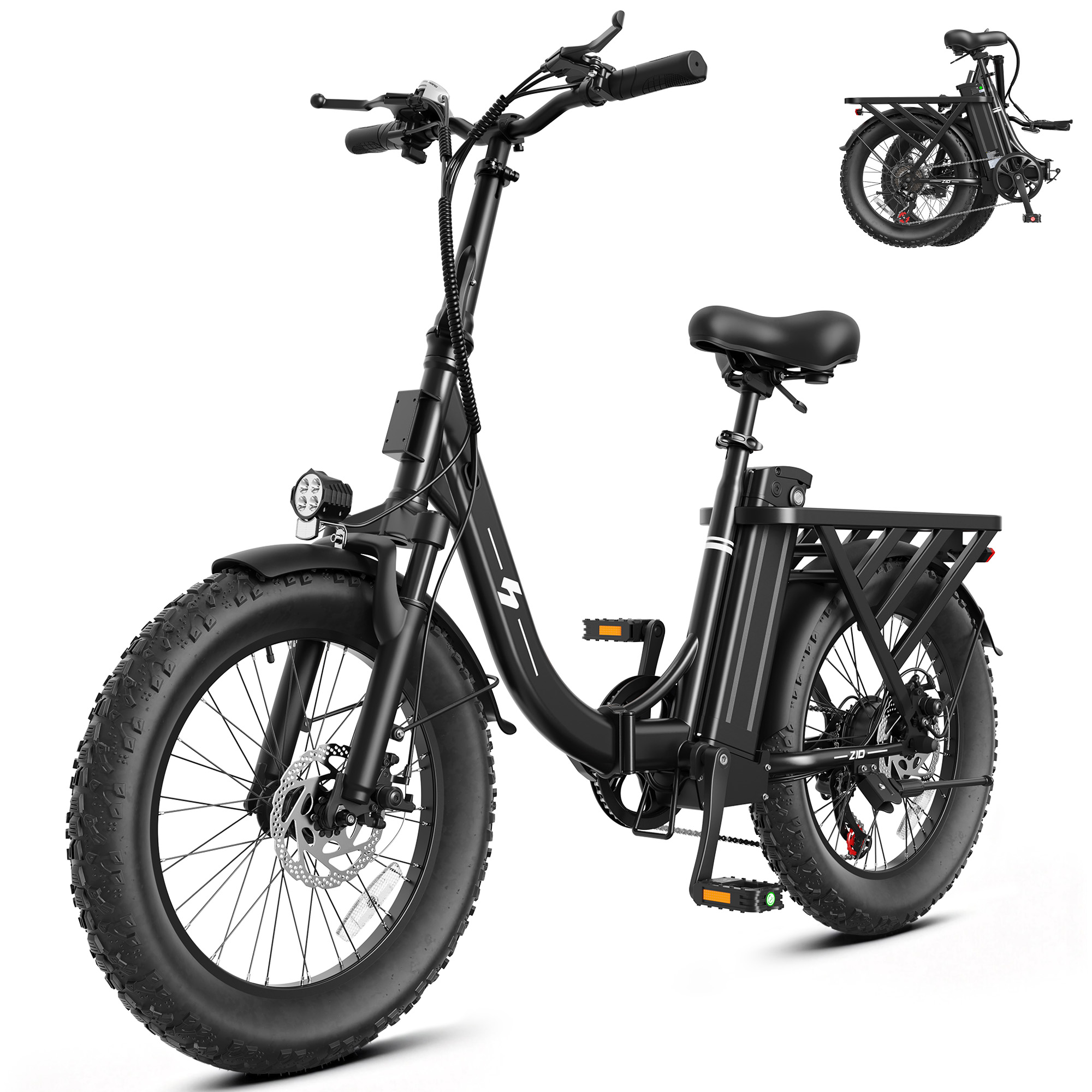 Commuting With Bike - Hopepeak Z10 Opvouwbare Elektrische Fiets voor