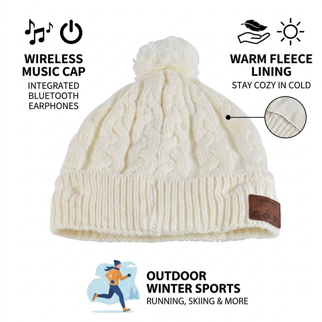 1 stuks beanie muts, warme fle - Winter Cycling Commute Gear recensie en prijs